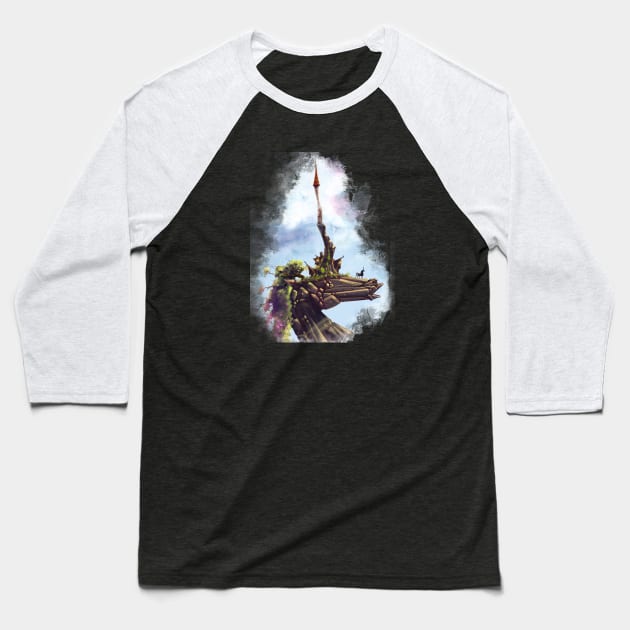 fractal unicorn Baseball T-Shirt by gh30rgh3